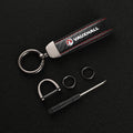 CarbonKey™ – Premium Leather Car Keychain